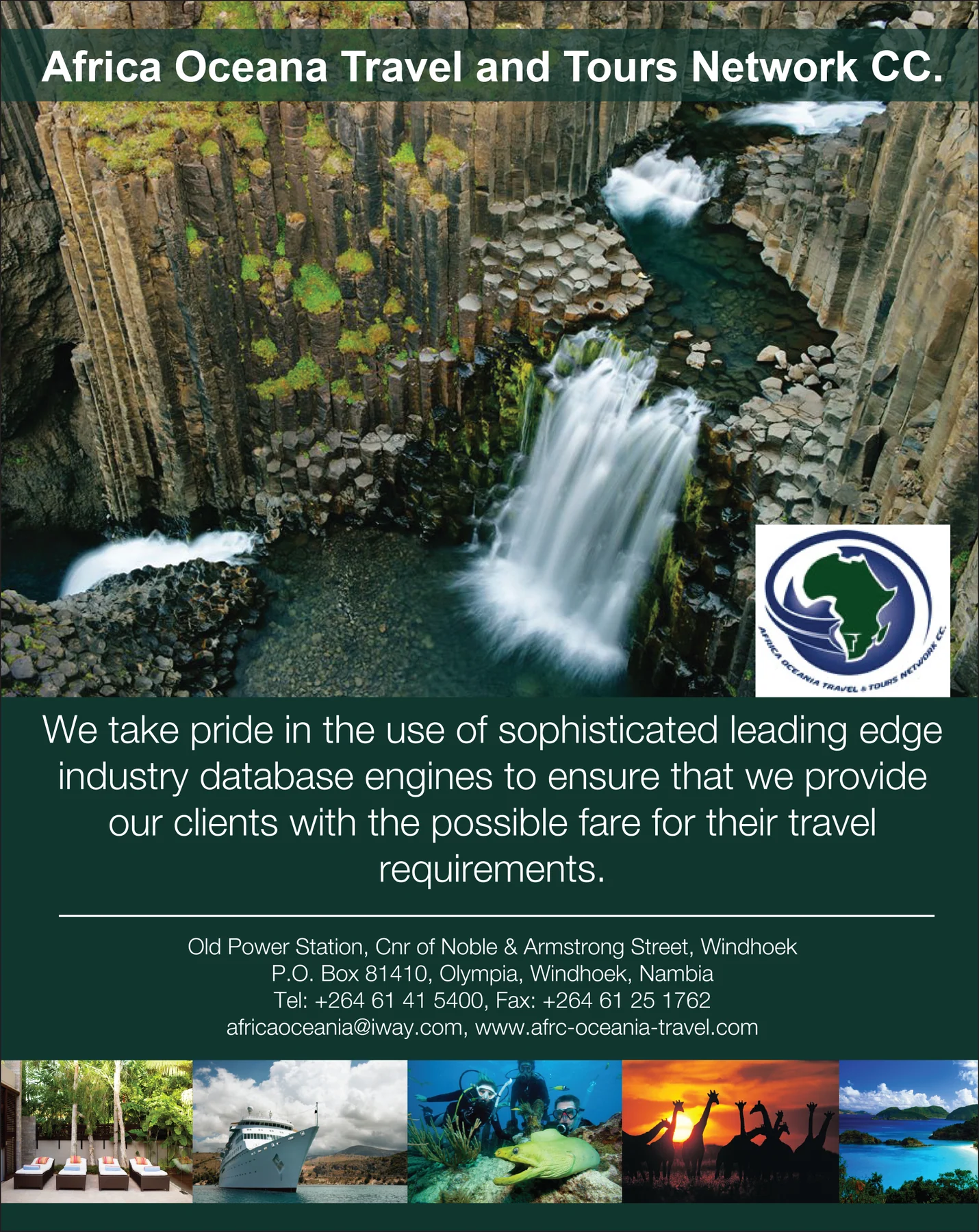 Africa Oceania Travel & Tours Network CC — view organisation