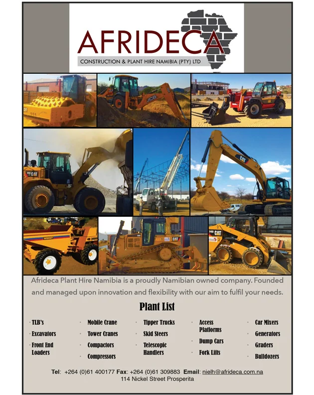 Afrideca Construction & Plant Hire Namibia (Pty) Ltd — view organisation