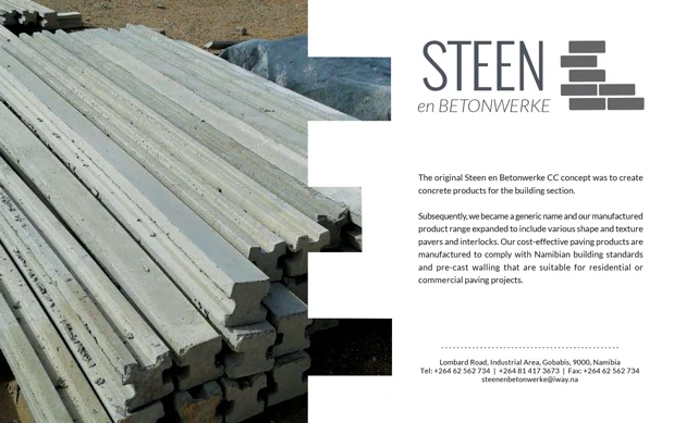 Steen En Betonwerke Cc — view organisation