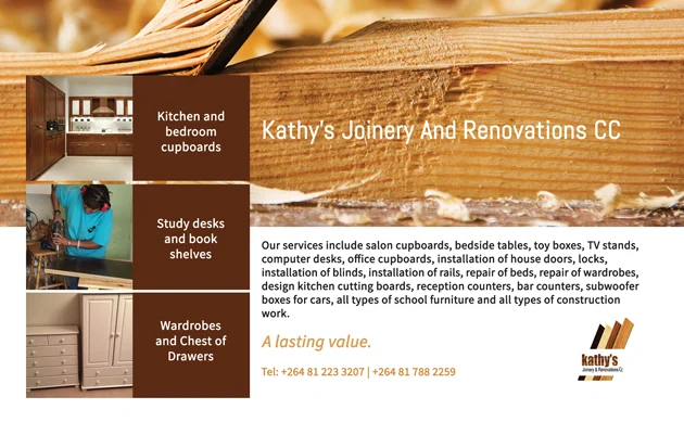 Kathy's Joinery and Renovations CC — view organisation
