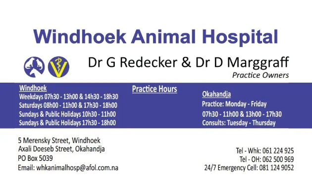 Windhoek Animal Hospital — view organisation