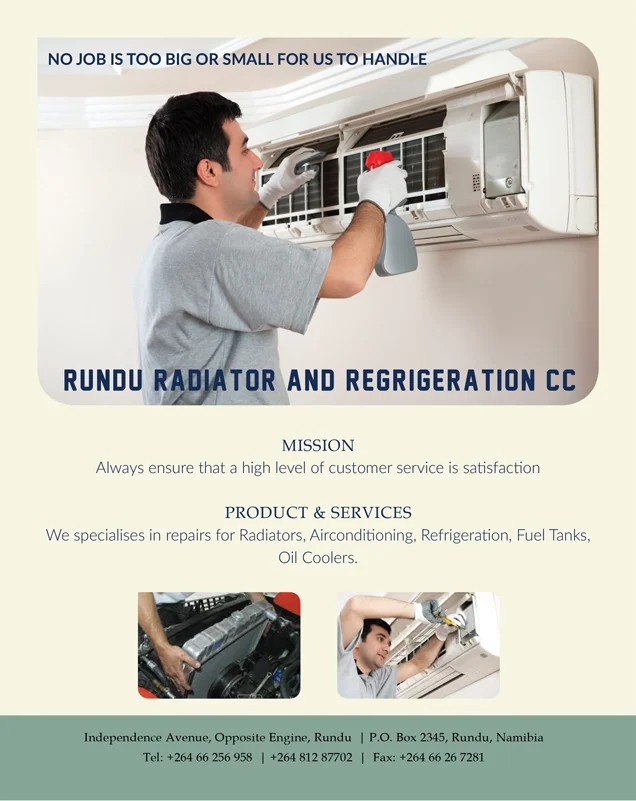 Rundu Radiator & Regrigeration CC — view organisation