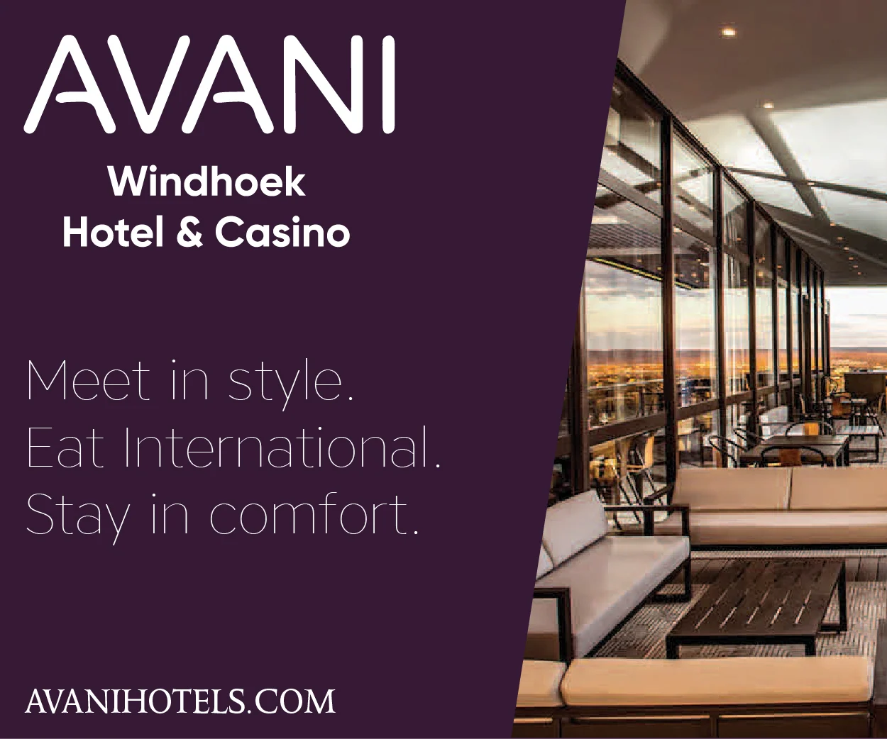 Avani Windhoek Hotel and Casino.